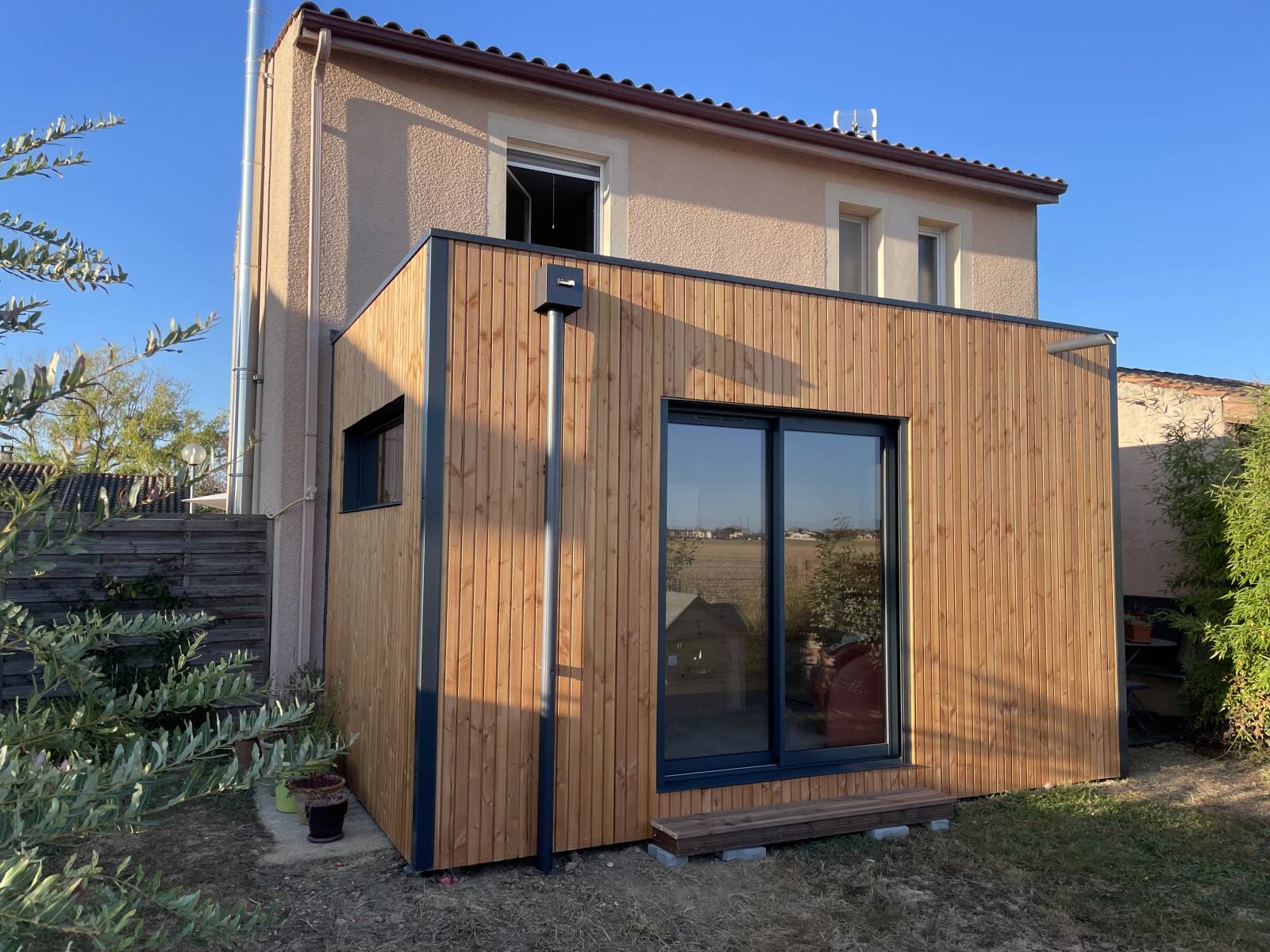 Extension de maison en ossature bois à TOULOUSE en haute Garonne